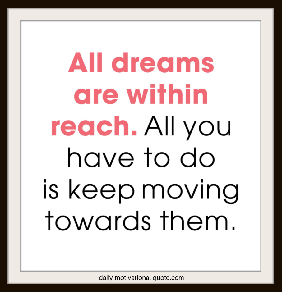dreaming of success quotes