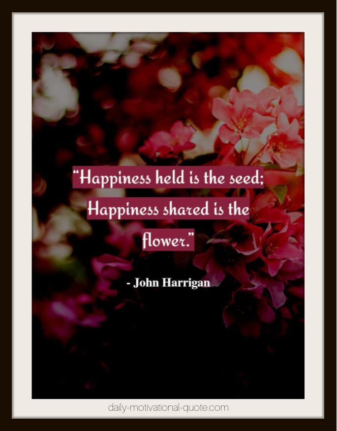 happiness quotes of the day