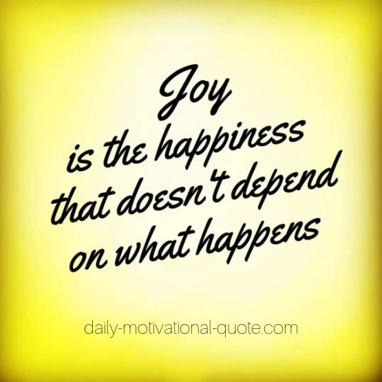 joyful quote for the day