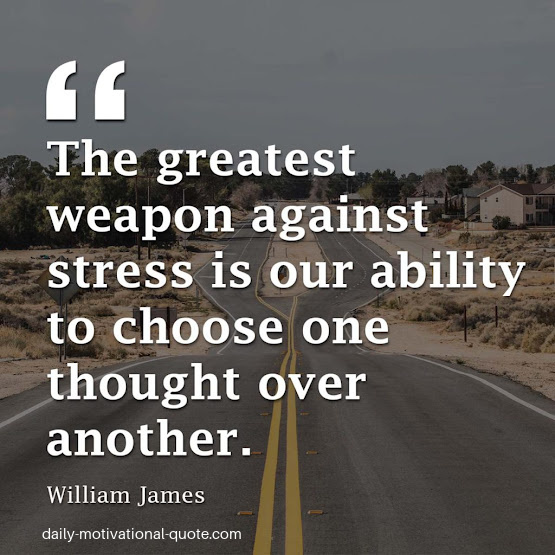 one thought stress quote