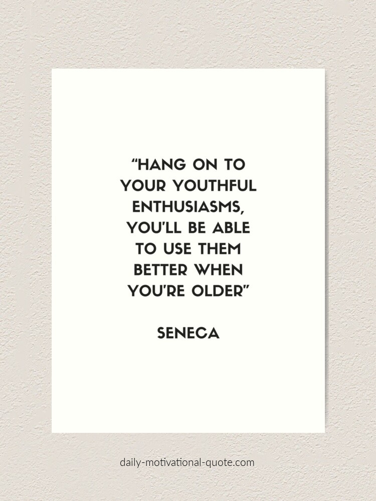 seneca quote youth