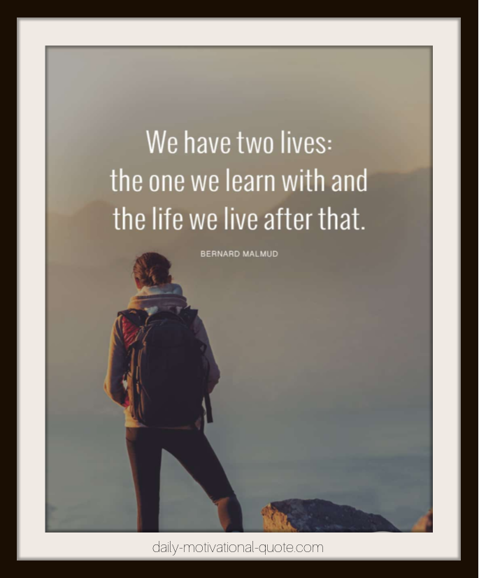 two lives quote